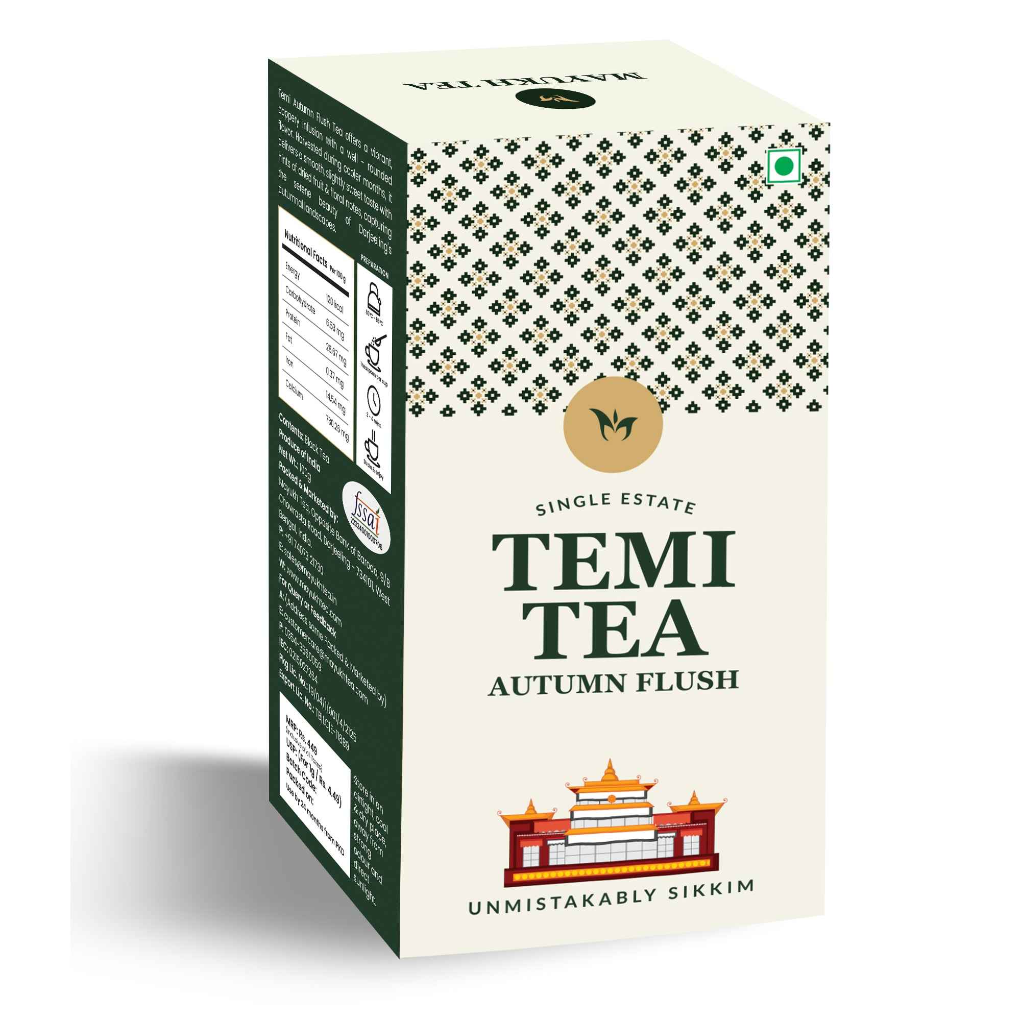 Timu Tea Temi Sikkim Autumn Flush Tea | Mayukh Tea