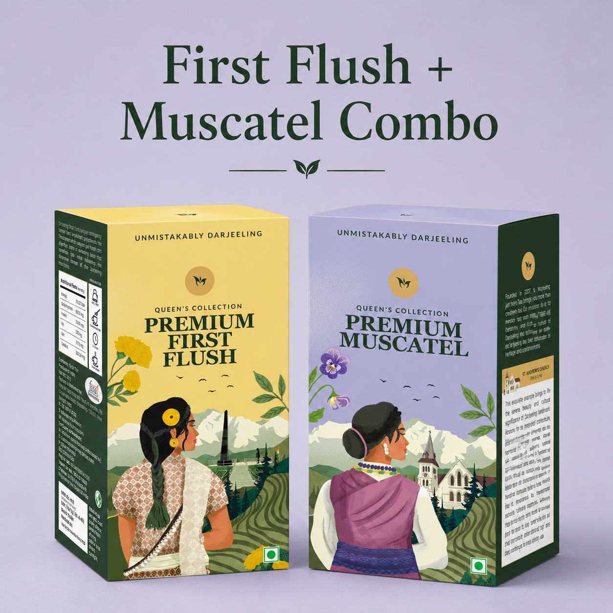 Darjeeling First Flush + Muscatel Second Flush Combo | Mayukh