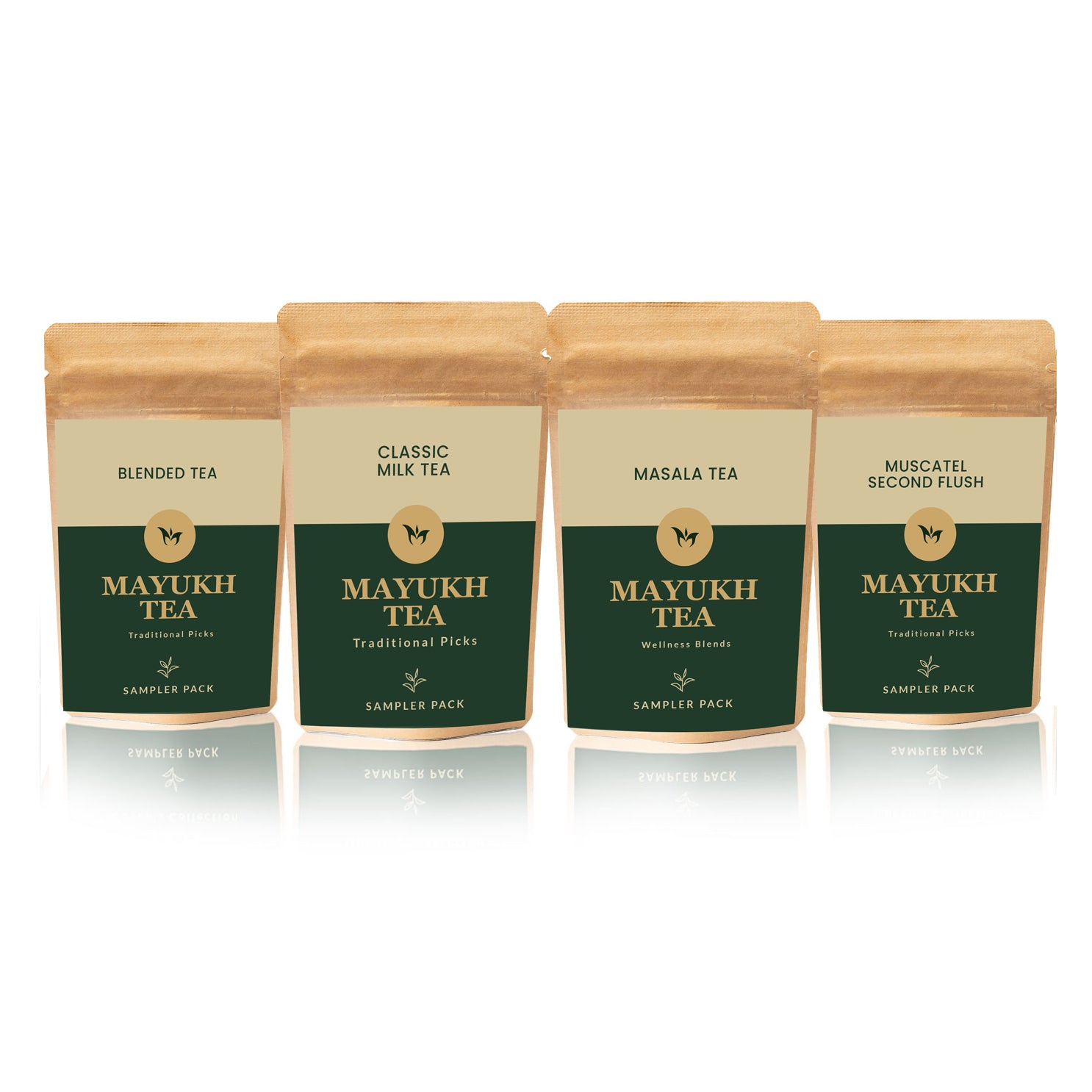 Discover the Milk Tea Sampler Pack of 4 with Classic Milk Tea, Masala Tea, Traditional Muscatel Darjeeling Second Flush, and Dooars Blended Tea. Perfect for rich, creamy milk tea. Buy premium Darjeeling and Dooars teas online from Mayukh Tea.
