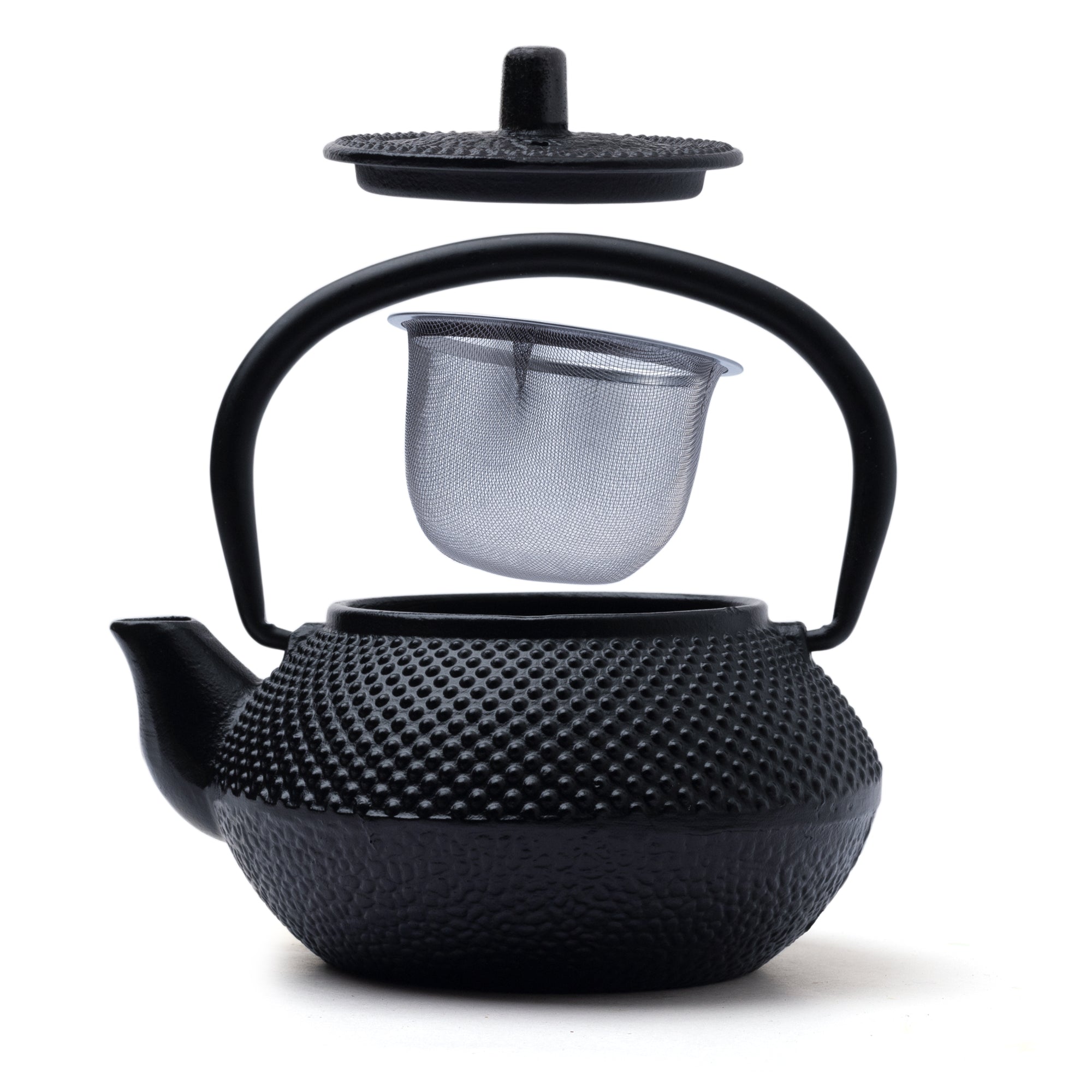Premium cast iron teapot for authentic tea brewing, heat-retaining and stylish, perfect for loose leaf teas