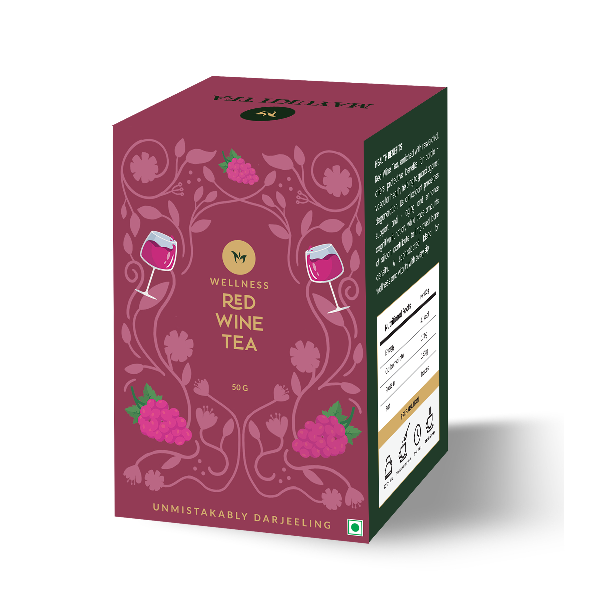Red Wine Black Tea - 50 gm