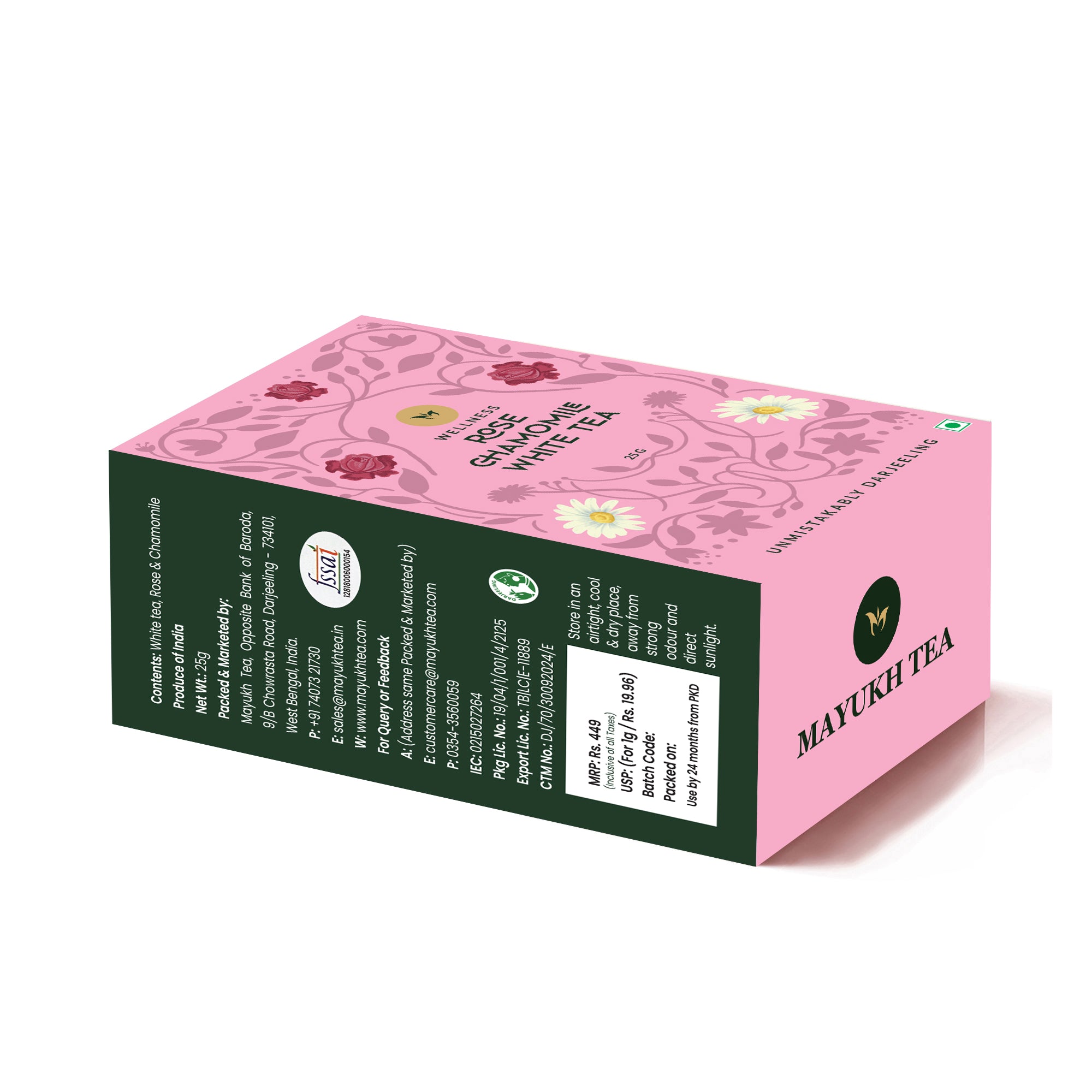 Rose Chamomile White Tea