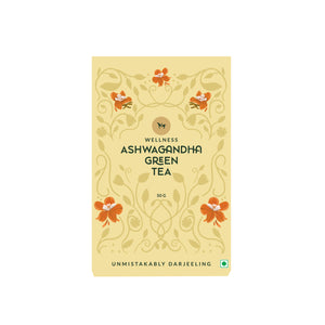 Ashwagandha green tea loose leaf herbal blend