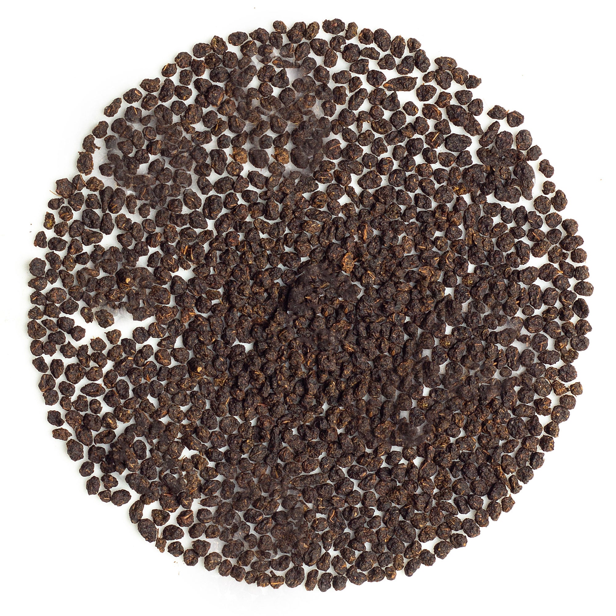 Unprocessed premium tea leaves ready to brew a bold, comforting cup