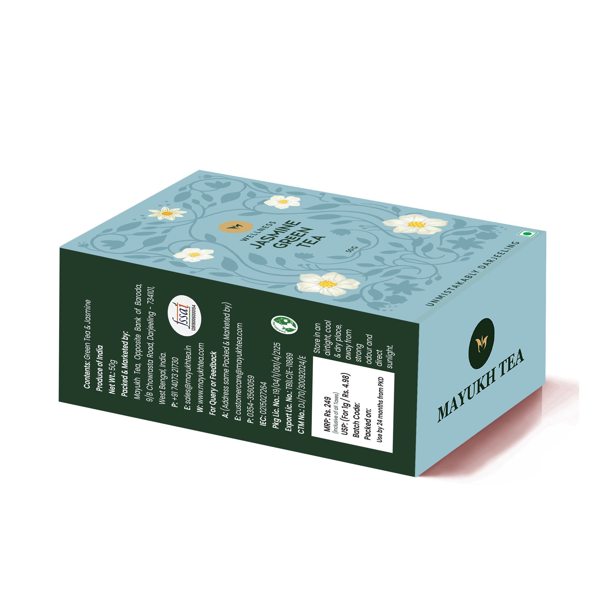 Floral jasmine infused green tea known for delicate refreshing taste