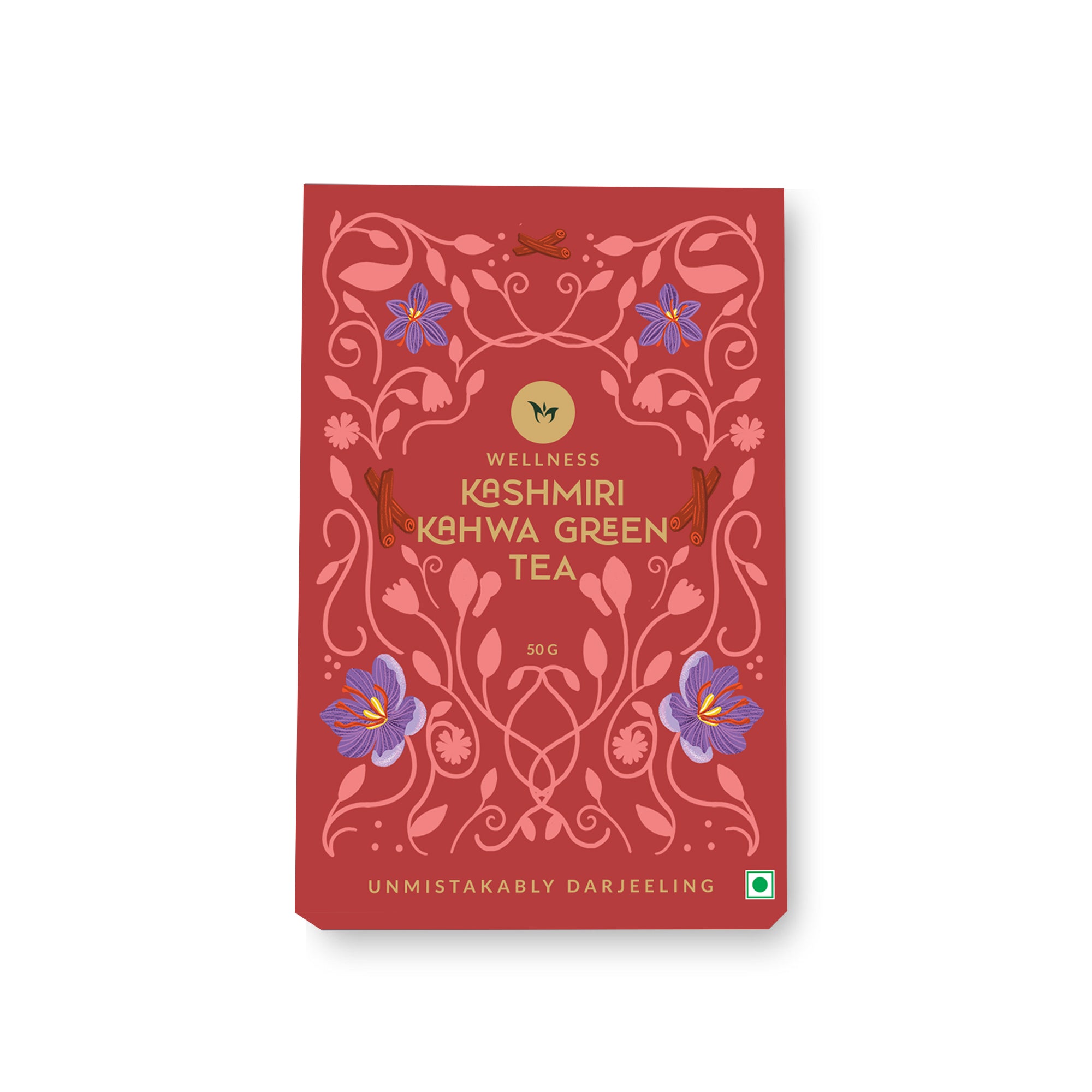 Kashmiri Kahwa green tea loose leaf blend with saffron and spices