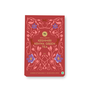 Kashmiri Kahwa green tea loose leaf blend with saffron and spices