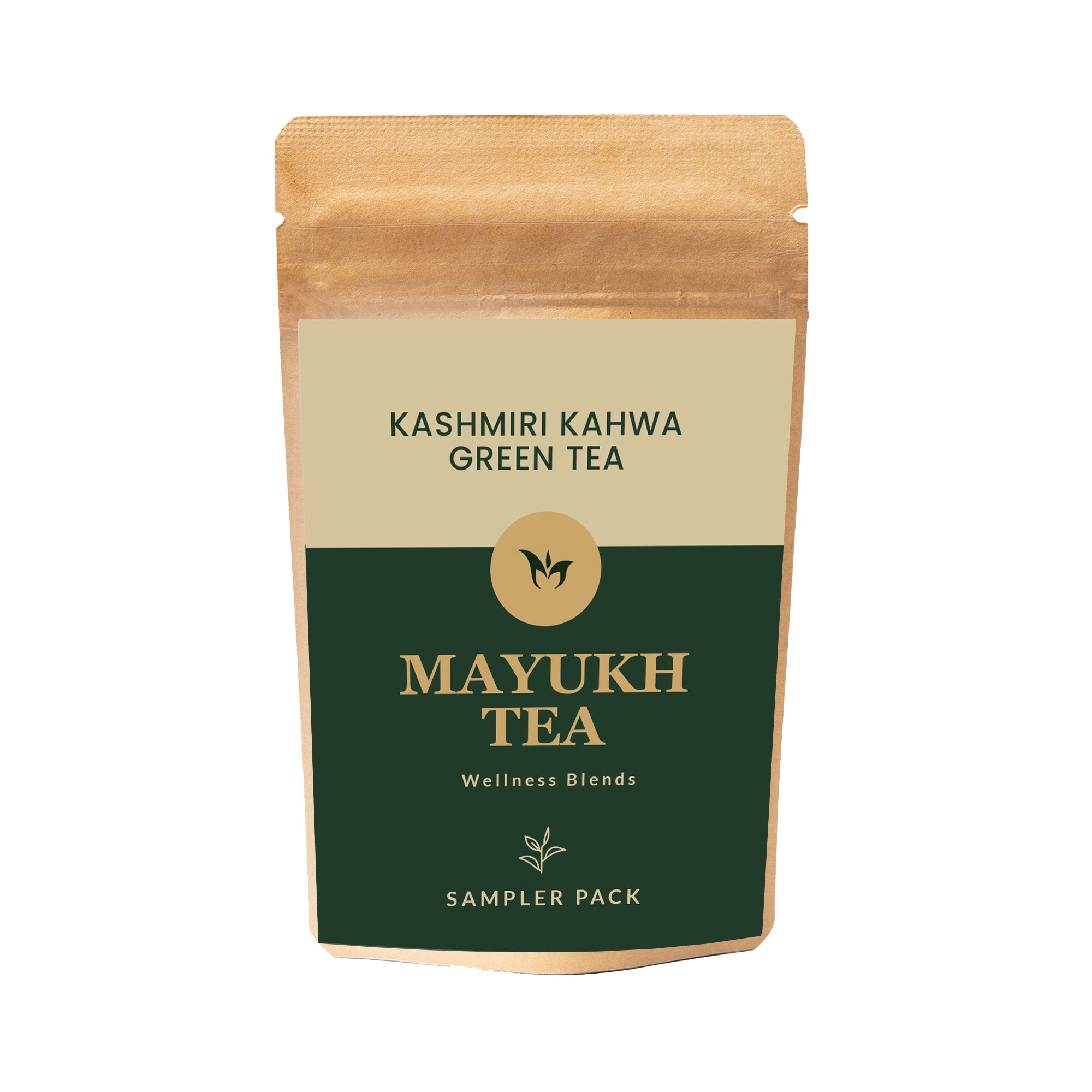 Kashmiri Kahwa Green Tea Traditional wellness green tea with saffron, included in the Wellness Blends Sampler Pack for detox and relaxation.