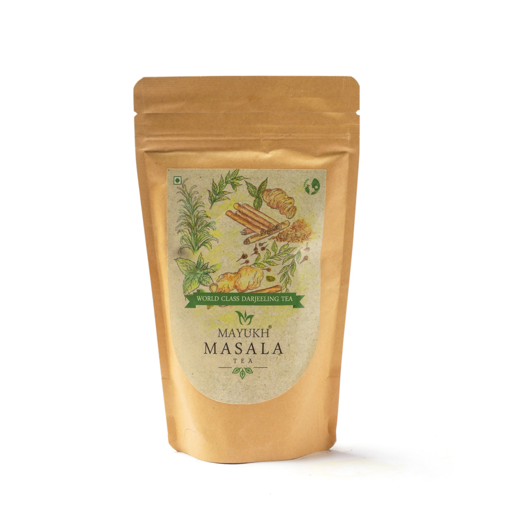 Loose leaf masala chai blended with aromatic whole spices