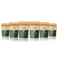 Queen’s Collection Sampler Pack Of 6 Premium Darjeeling teas including first flush, muscatel second flush, autumn flush, green, oolong, and white teas. Buy online from Mayukh Tea.

