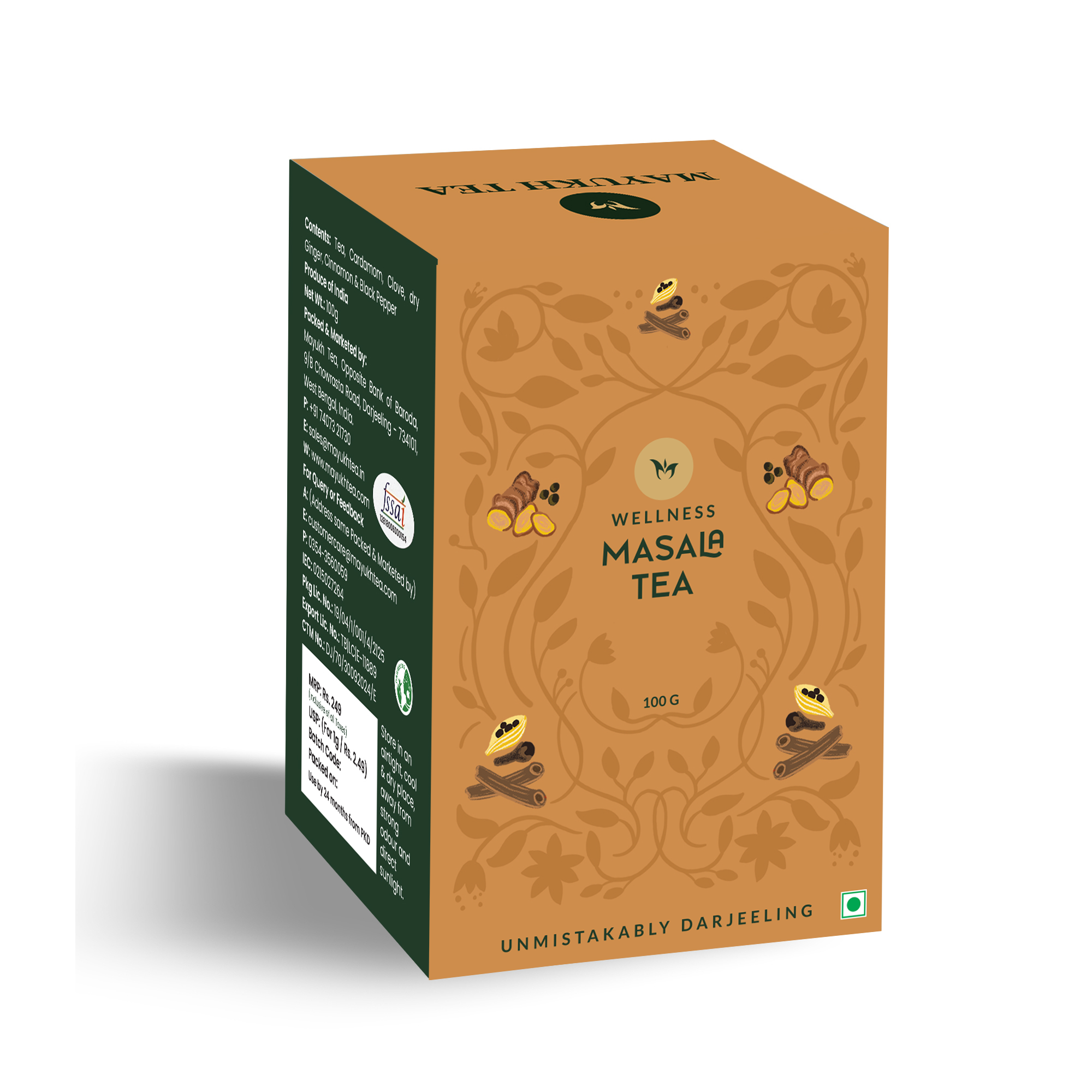 Rich masala chai made with strong Assam CTC base and warm spices