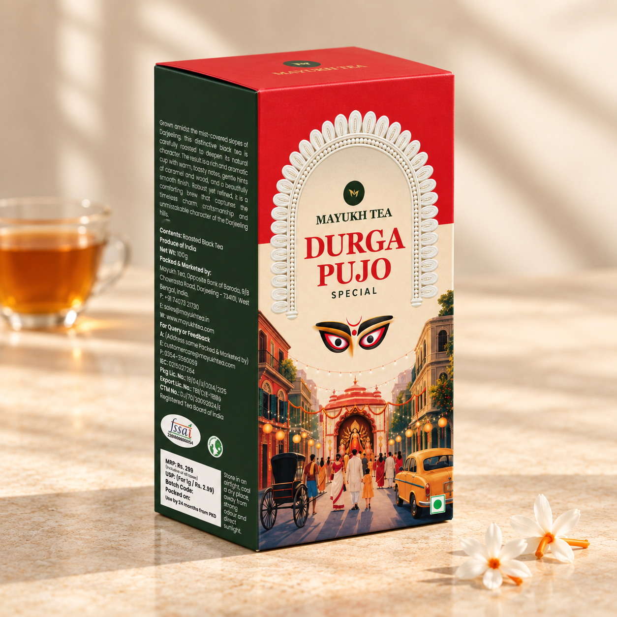 Roasted Darjeeling Tea - Durga Pujo Special