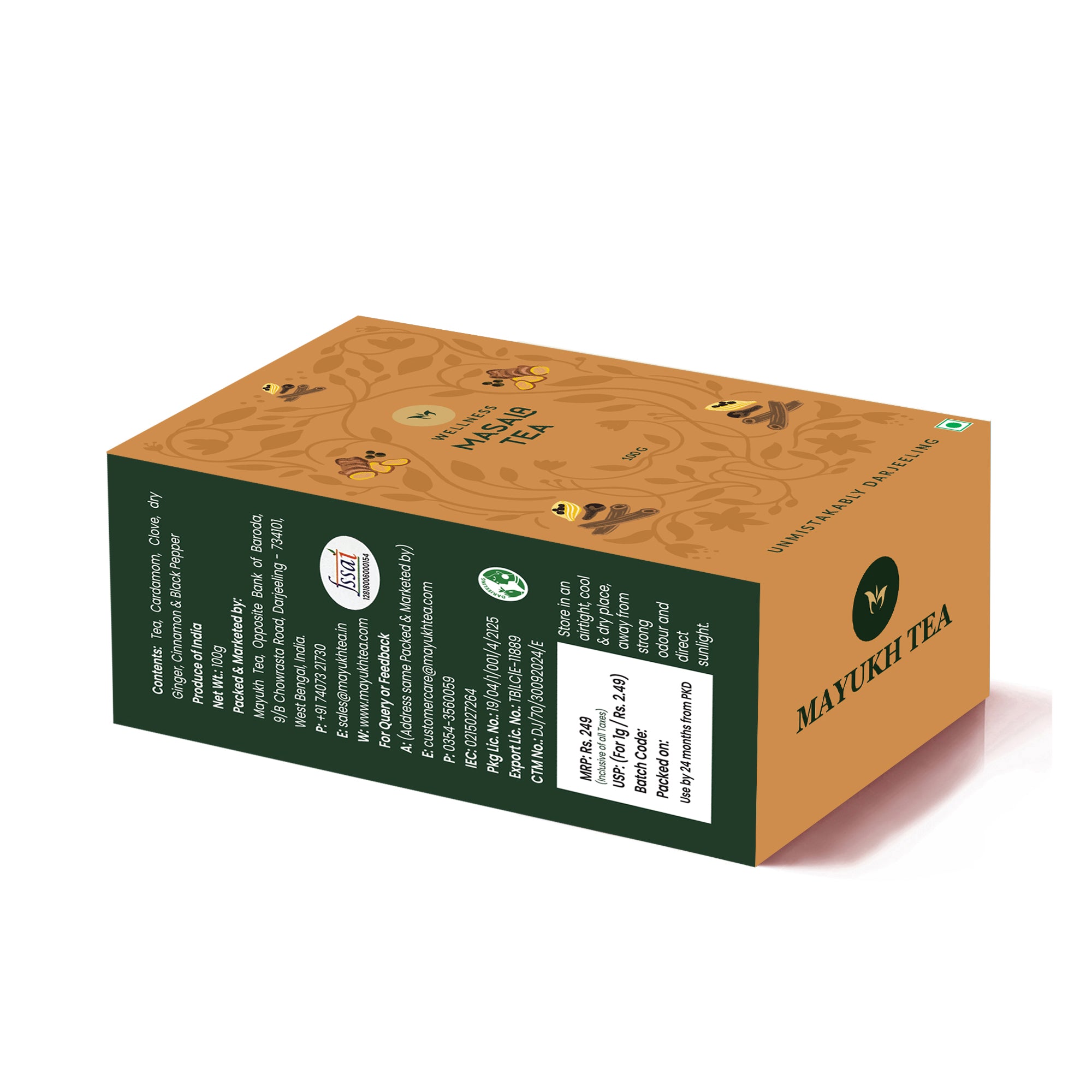 Traditional Indian masala chai blend known for robust taste and aroma