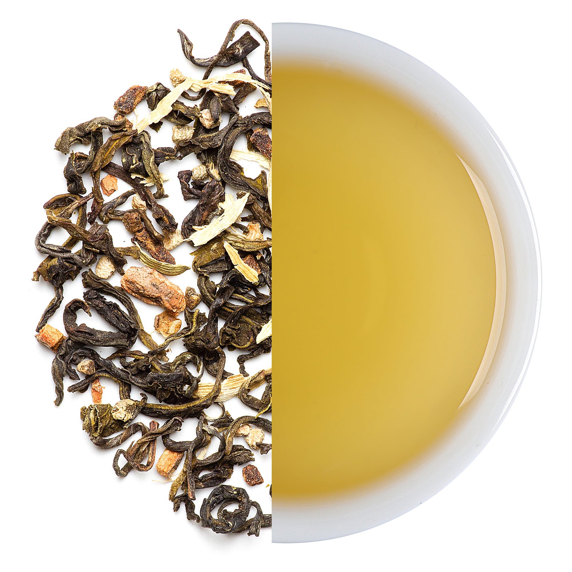 Traditional Kashmiri Kahwa tea made with green tea and aromatic spices