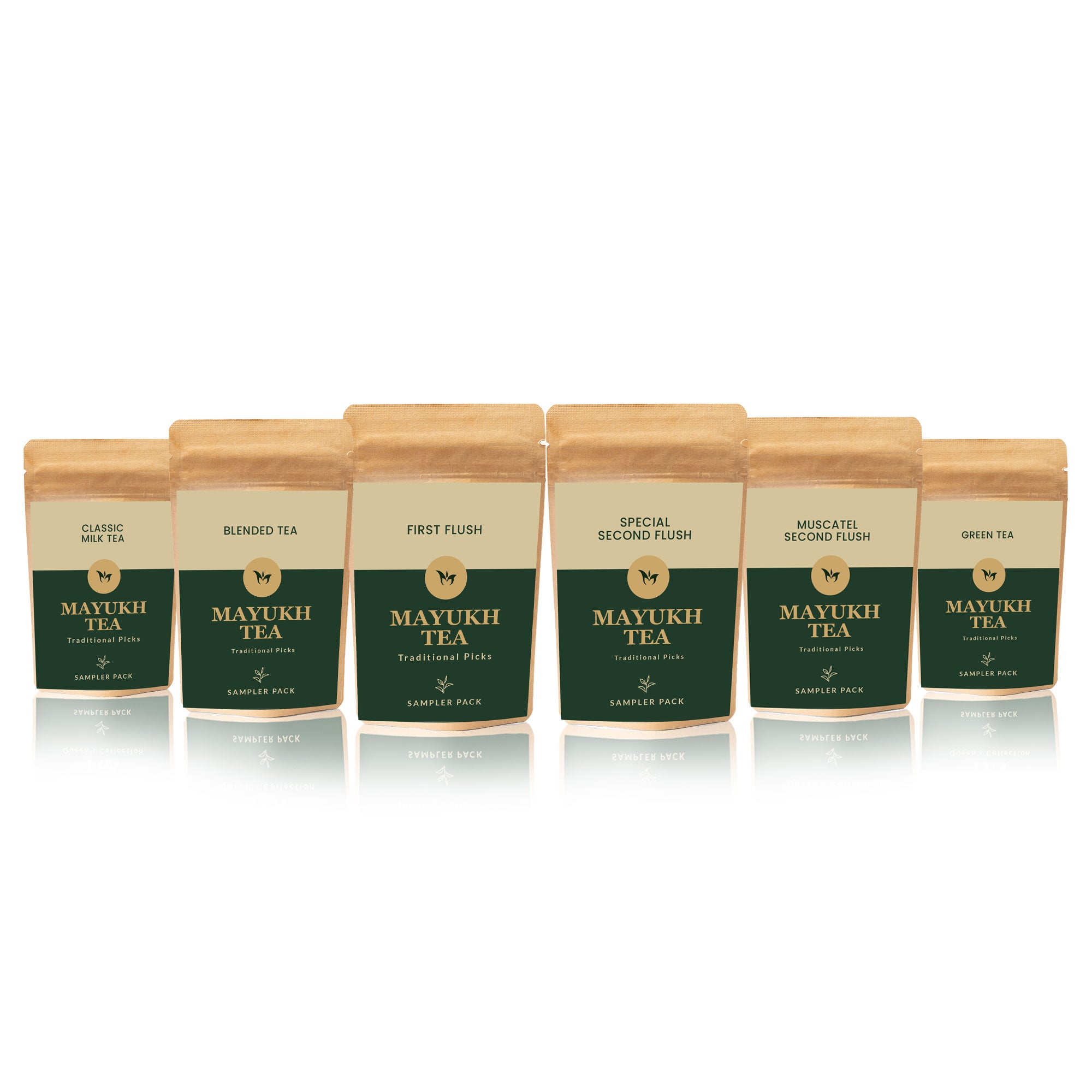 Traditional Picks Sampler Pack Of 6 Premium Darjeeling, Dooars, and milk teas by Mayukh Tea. Includes six classic teas for tasting and gifting. Buy online.
