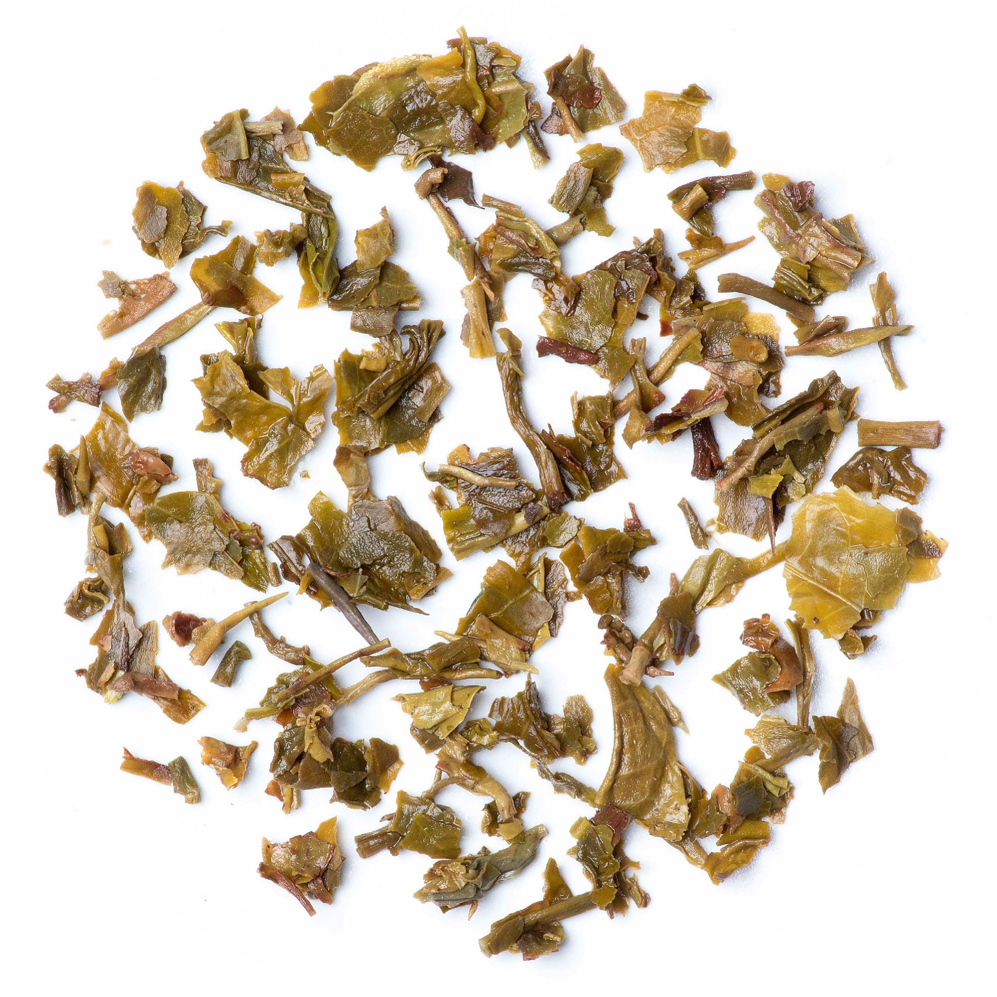 Refreshing Darjeeling green tea with subtle vegetal notes