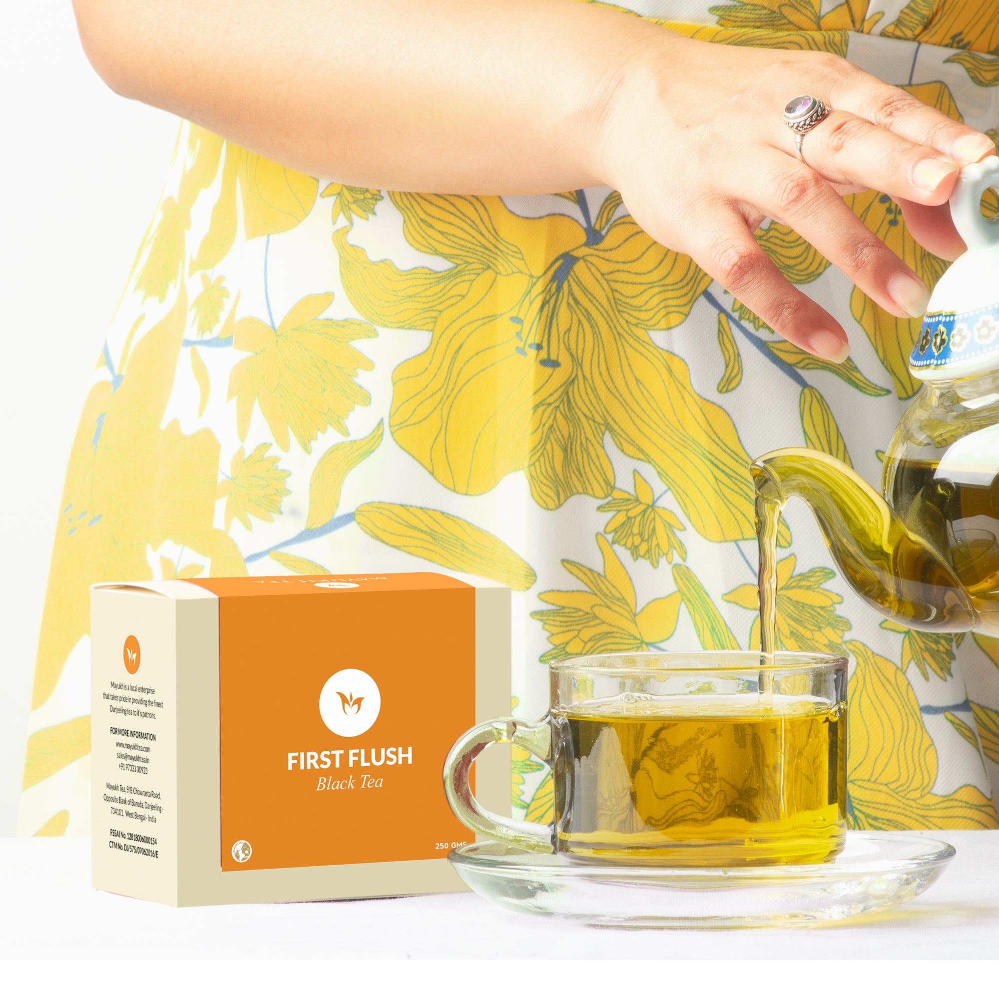 Floral and fresh tasting first flush Darjeeling black tea