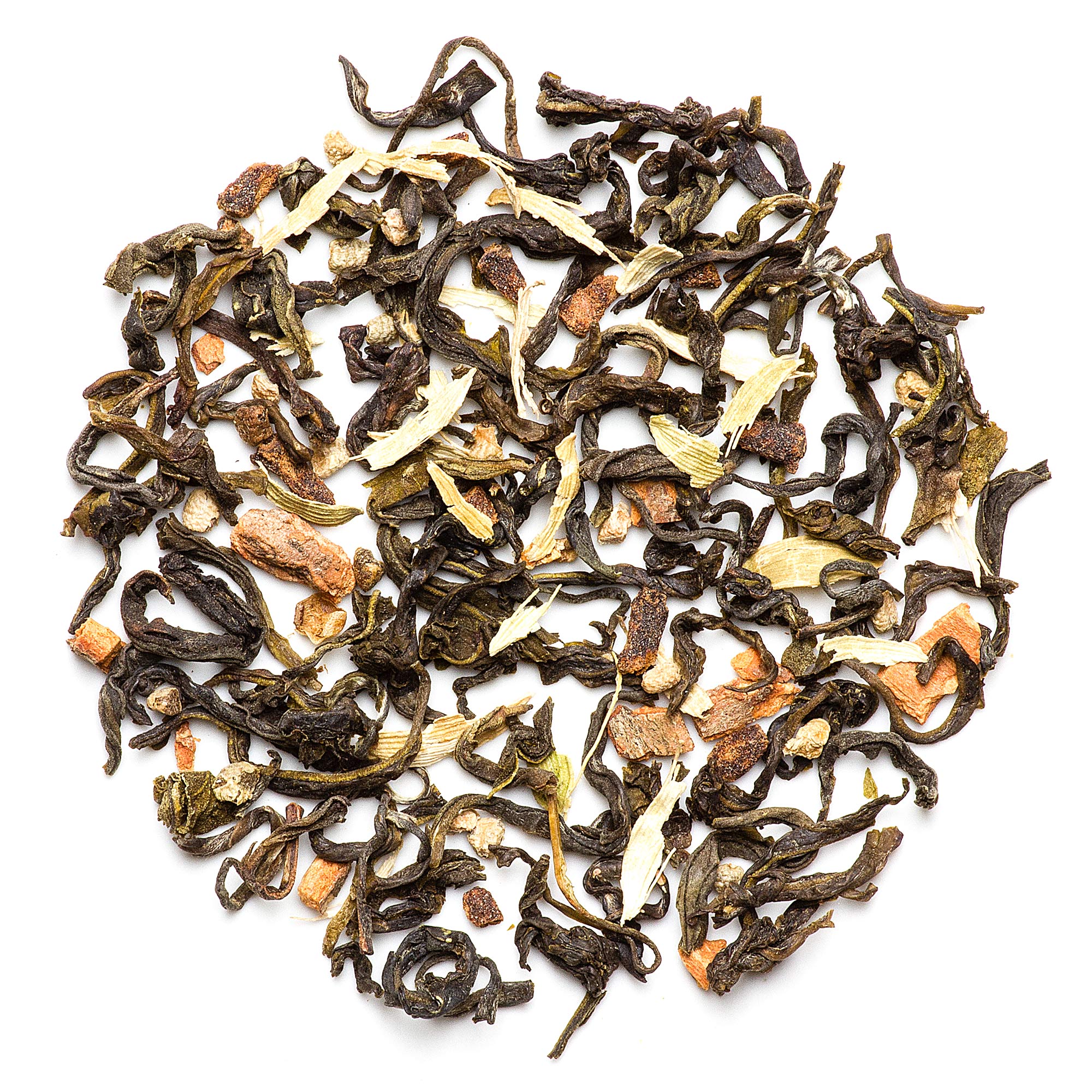 Spiced green tea in traditional Kashmiri style with cloves and saffron