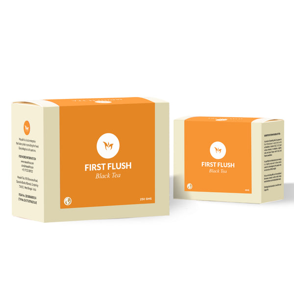 Traditional Darjeeling First Flush black tea loose leaf with fresh spring aroma